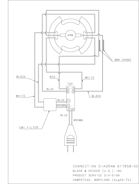 DEWALT Ersatzteile SCHLAGSCHRAUBENSCHL. DW292 Typ: 1 QS