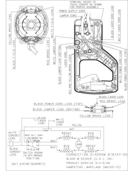 DEWALT Ersatzteile DW716 Typ: 1 QU