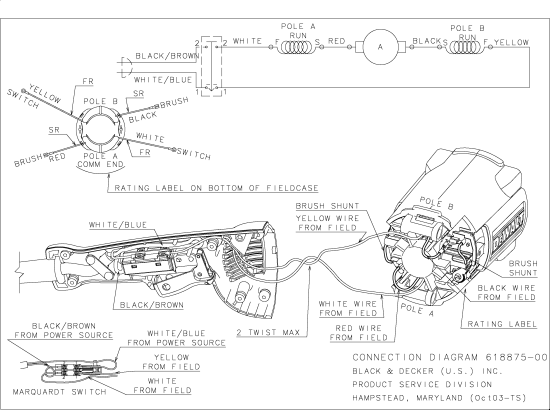 DEWALT Ersatzteile D28474C Typ: 3 QU