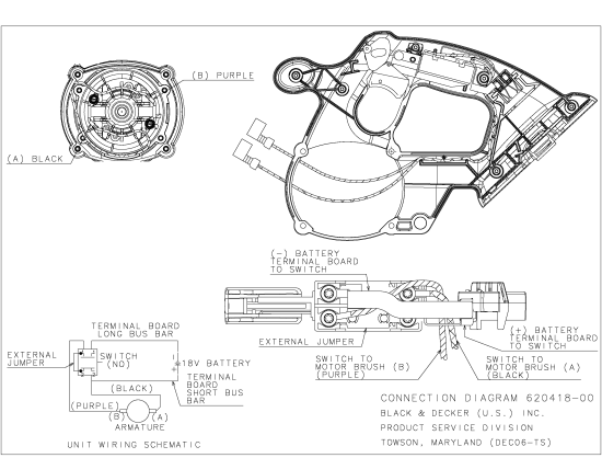 DEWALT Ersatzteile DC390B Typ: 1 QU