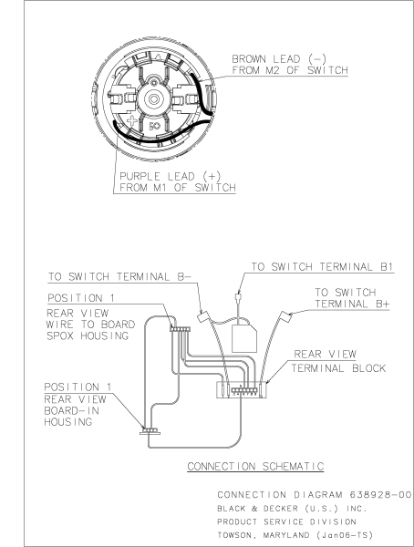 DEWALT Ersatzteile AKKU-BOHRMASCHINE DC900KL Typ: 1 QU