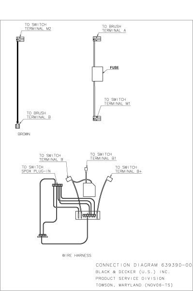 DEWALT Ersatzteile DC305 Typ: 1 XJ