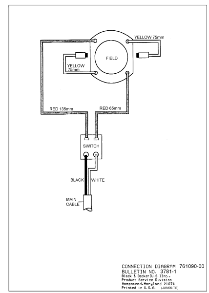 DEWALT Ersatzteile FRÄSMASCHINE D614-04 Typ: 2 QU