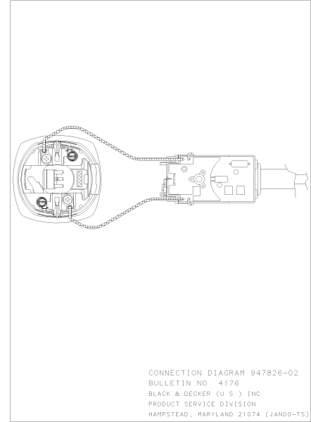 DEWALT Ersatzteile KLEINER WINKELSCHLEIFER DW822 Typ: 3 QS