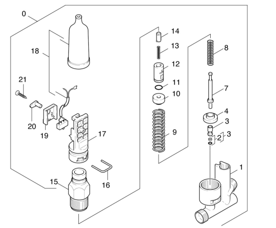 KÄRCHER Professional Ersatzteile Hochdruckreiniger Heisswasser HDS 697 CI+D.S. EU 1.962-911.0 Druckschalter