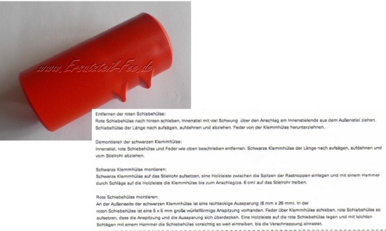 GARDENA Ersatzteile Schiebering, rot