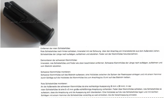 GARDENA Ersatzteile Klemmhülse mit Noppen