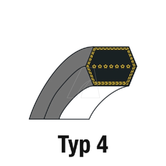 Arnold Ersatzteil Sechskantriemen AA90 12,7 x 2286 einfach online kaufen.