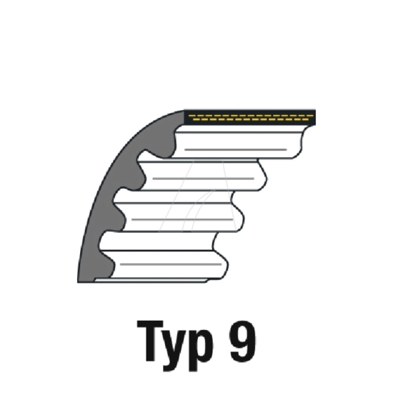 Arnold Ersatzteil Zahnriemen HTD 295-5M-12 einfach online kaufen.