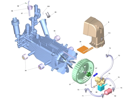 KÄRCHER Professional Ersatzteile Hochdruckreiniger Heisswasser HDS 5/15 UX Plus EU 1.064-917.0 ETL HDS 5/15 UX Plus *EU