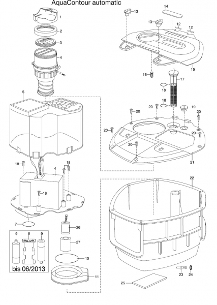 Ersatzteile GARDENA Versenkregner AquaContour automatic 1559