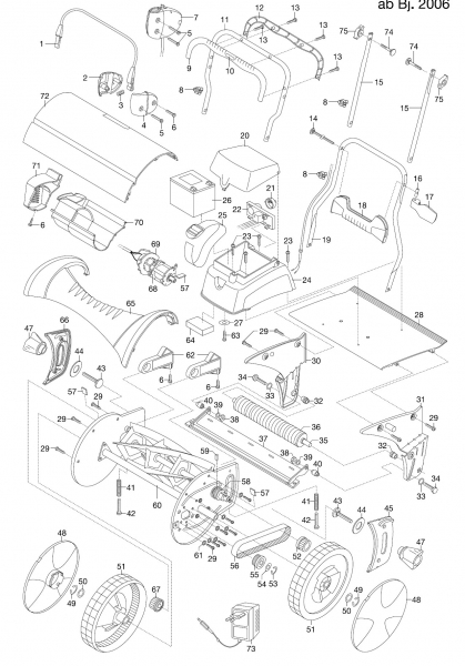 GARDENA Ersatzteile Accu Spindelmäher 380 AC 4026