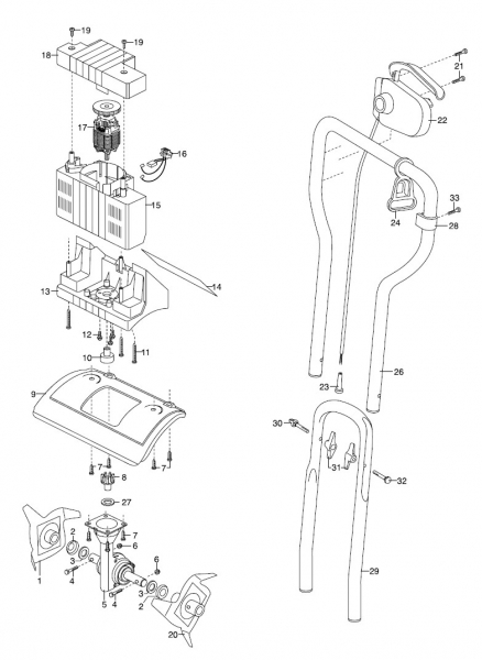 Ersatzteile GARDENA Elektro Bodenhacke EH 600/20 2414