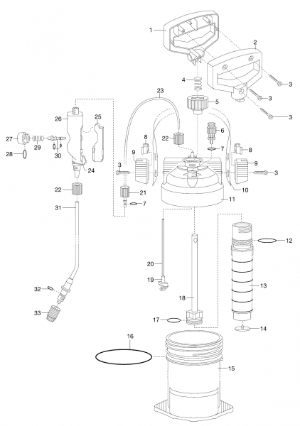 GARDENA Ersatzteile Drucksprüher 5 L 869