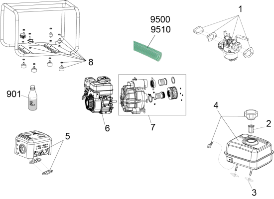 KÄRCHER Professional Ersatzteile Outdoor Power Equipment WWP 45 1.042-210.0 WWP 45