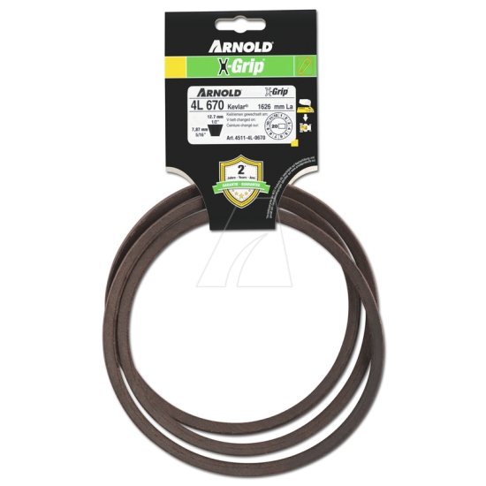 Arnold Ersatzteil ARNOLD X-Grip Keilriemen 4L 670 einfach online kaufen.