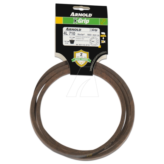 Arnold Ersatzteil ARNOLD X-Grip Keilriemen 4L 710 einfach online kaufen.