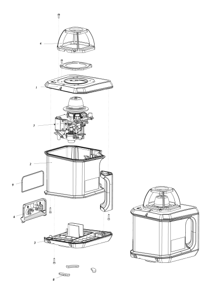 Makita Ersatzteile Rotationslaser SKR200Z