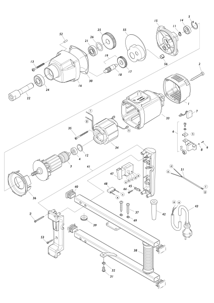 Makita Ersatzteile Rührgerät UT1400