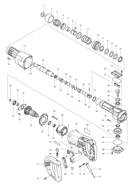 Makita Ersatzteile Oberflächensanierer HK0500