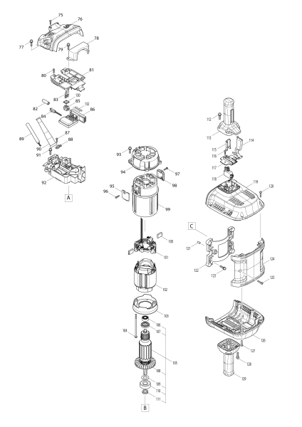 Makita Ersatzteile Stemmhammer HM1812