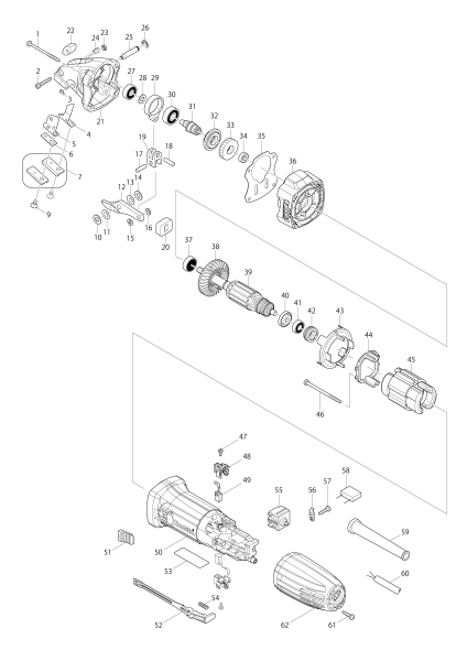 Makita Ersatzteile Blechschere JS1601