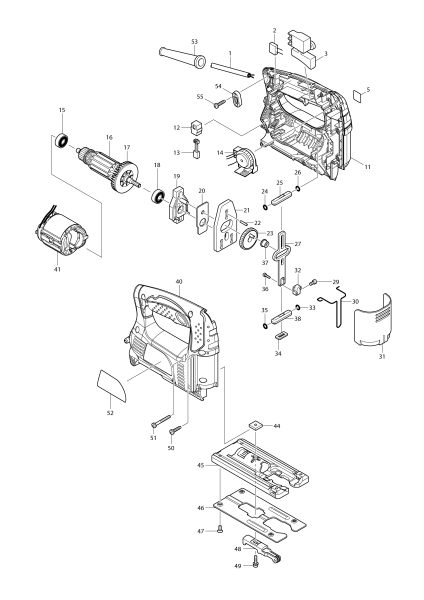 Makita Ersatzteile Stichsäge 4327