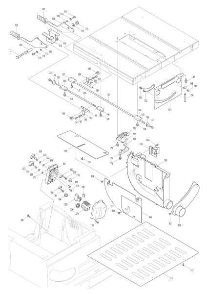 Makita Ersatzteile Tischkreissäge 2704N