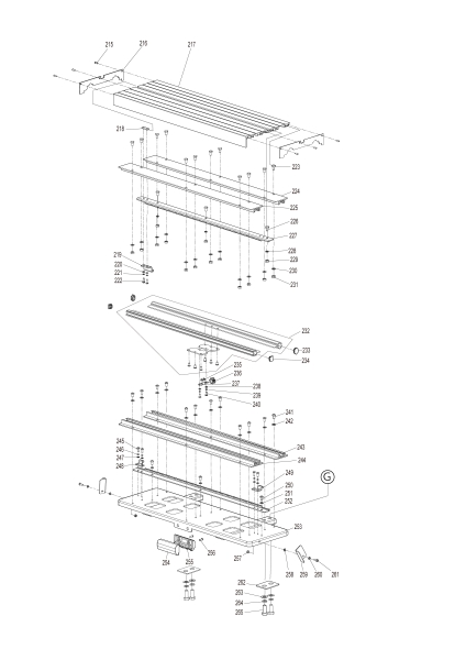 Makita Ersatzteile Tischkreissäge inkl. Untergestell MLT100N