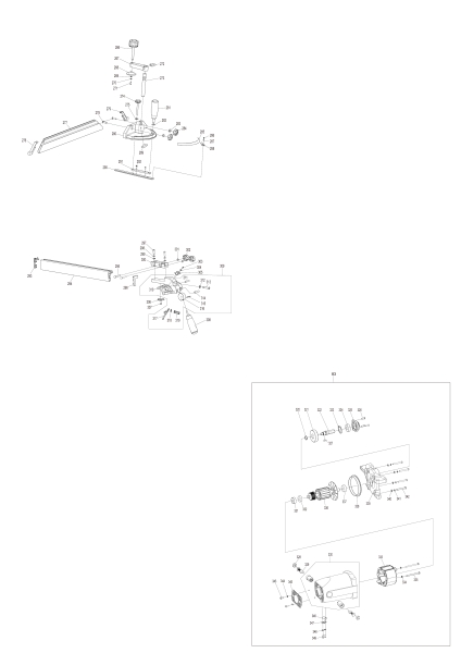 Makita Ersatzteile Tischkreissäge inkl. Untergestell MLT100N