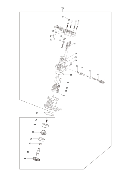 Makita Ersatzteile Elektro-Hochdruckreiniger HW1300