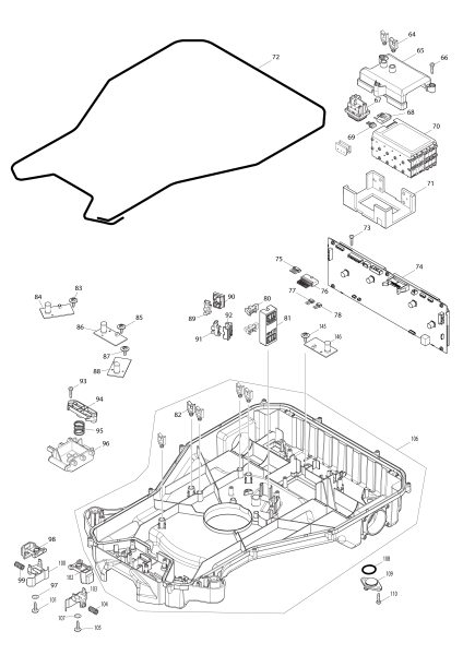 Makita Ersatzteile Mähroboter RM350D