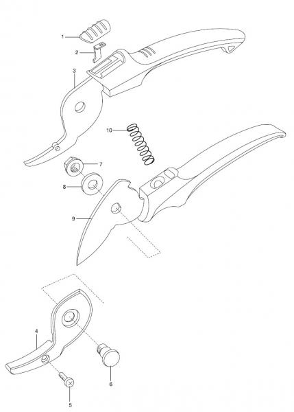 Ersatzteile GARDENA Classic Allzweckschere 8759