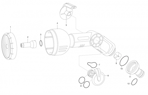 Ersatzteile GARDENA Premium Regulier-Spritzbrause 8154