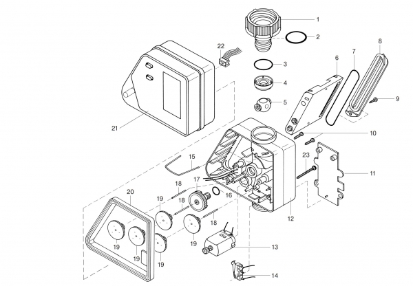 Ersatzteile GARDENA Bewässerungscomputer 1030 1235