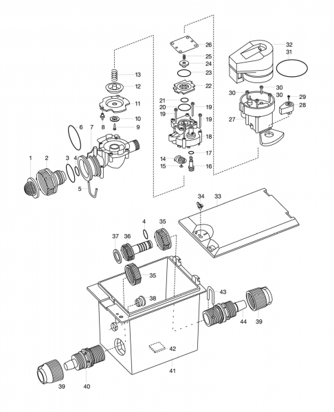 Ersatzteile GARDENA Automatikventil 2060 U 1240