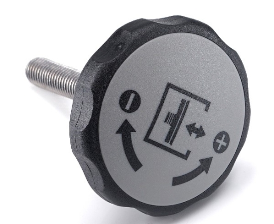 KÄRCHER Professional Ersatzteile Bodenreiniger B 40 1.533-210.2 UBS Stuetzrolle tief Sterngriff mit Beschriftung VA Ø50x43