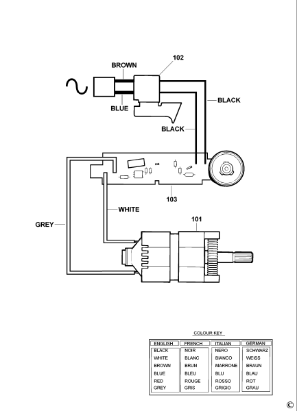 DEWALT Ersatzteile STICHSÄGE DW319 Typ: 1 QS