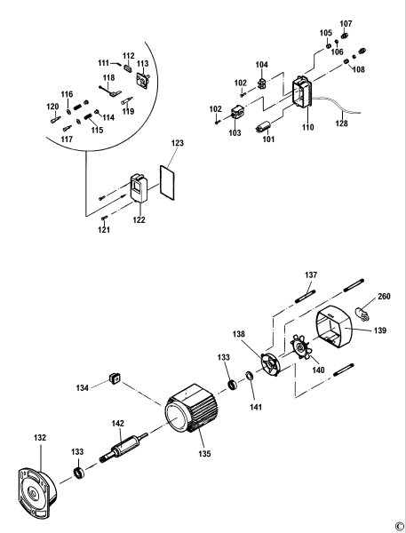 DEWALT Ersatzteile BANDSÄGE DW731 Typ: 1 XJ