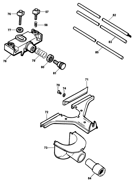DEWALT Ersatzteile FUEHRUNG DE6913 Typ: 1 XJ