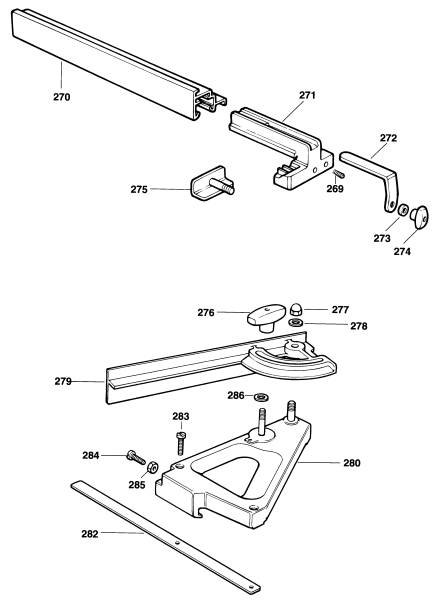 DEWALT Ersatzteile KAPP. UND GEHRUNGSSAGE DW742 Typ: 1 DE