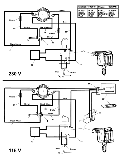 DEWALT Ersatzteile BOHRER DW241 Typ: 1 DE