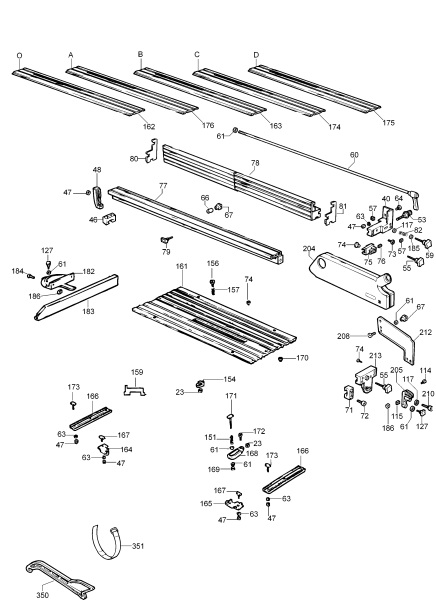 DEWALT Ersatzteile INSERT SET DE2011 Typ: 1 XJ