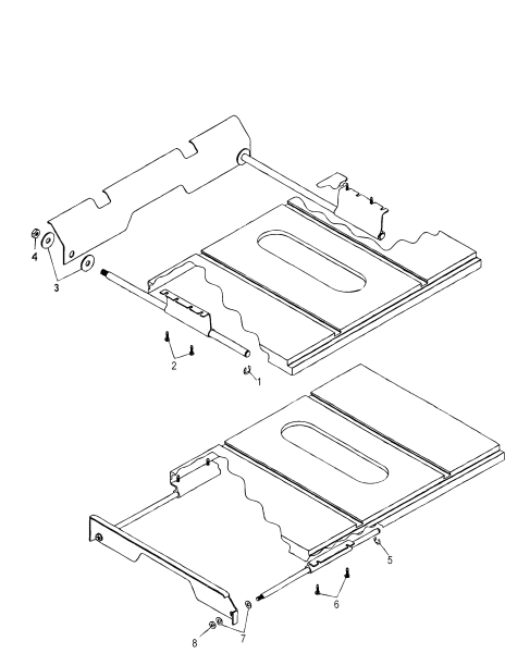 DEWALT Ersatzteile MASCHINENAUFLAGE DE7441 Typ: 1 XJ