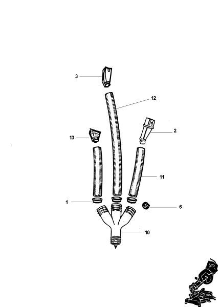 DEWALT Ersatzteile STAUBABSAUGERSATZ DE7778 Typ: 1 XJ