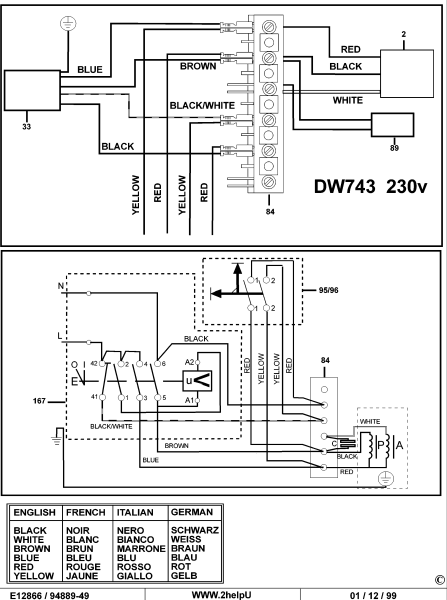 DEWALT Ersatzteile KAPP. UND GEHRUNGSSAGE DW743 Typ: 1 DE
