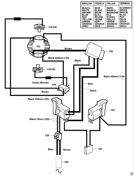 DEWALT Ersatzteile BOHRHAMMER DW165 Typ: 3 QS