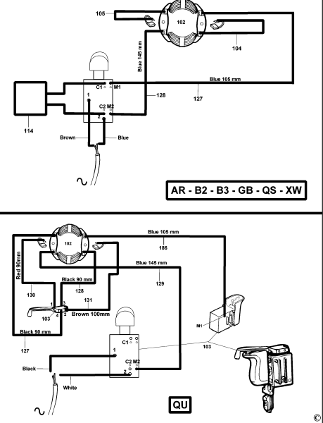 DEWALT Ersatzteile DREHHAMMER DW562 Typ: 1 QS