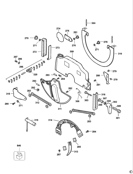 DEWALT Ersatzteile RADIALARMSÄGE DW720K Typ: 3 DE