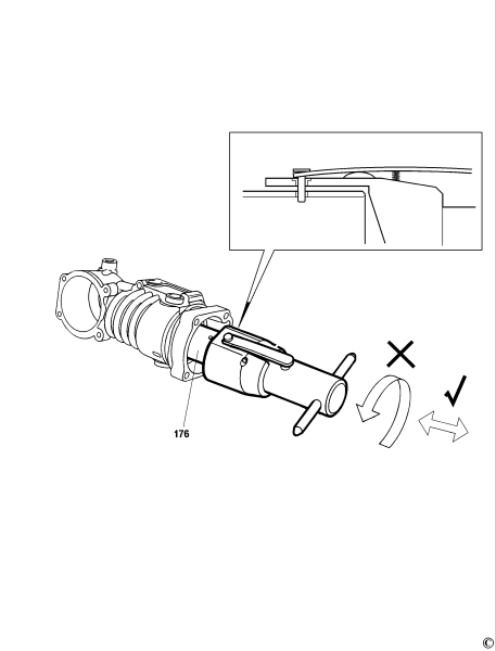 DEWALT Ersatzteile DREHHAMMER D25500K Typ: 1 QS